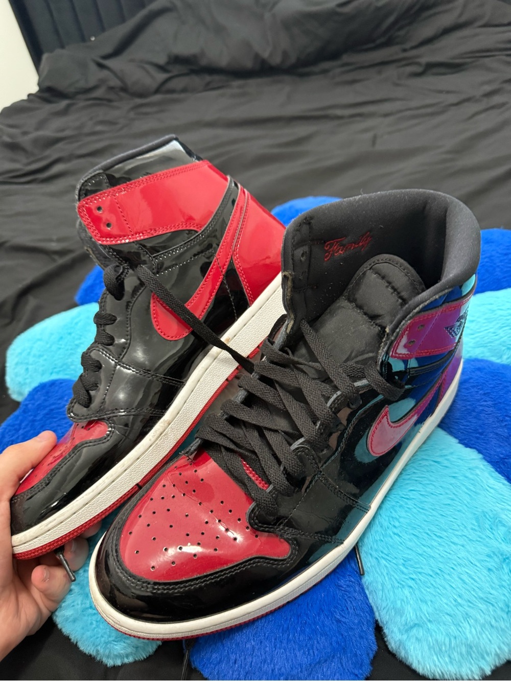 Jordan 1 patent bred size 13 men